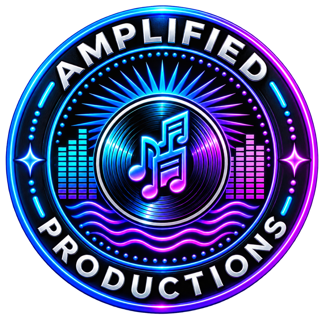 Amplified Productions music and live production logo